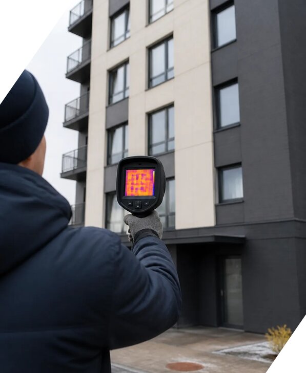 Тепловизионное обследование зданий в Лениногорске от 5160 р. | ЭкспертизаРоссия