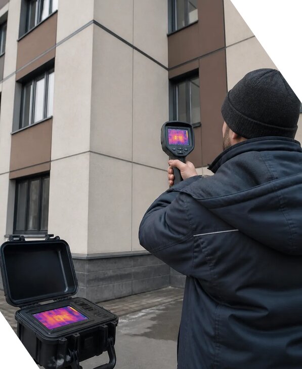 Тепловизионное обследование зданий и сооружений в Лениногорске