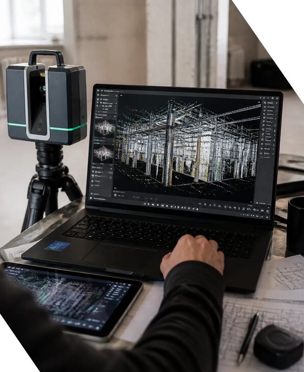 Обработка облака точек для технических обследований в Лениногорске